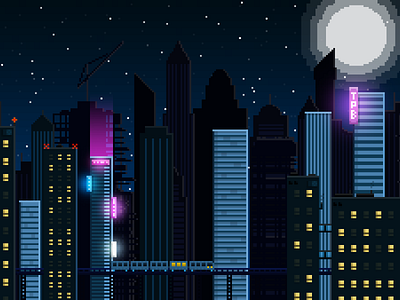 City Skyline [Pixel Art]