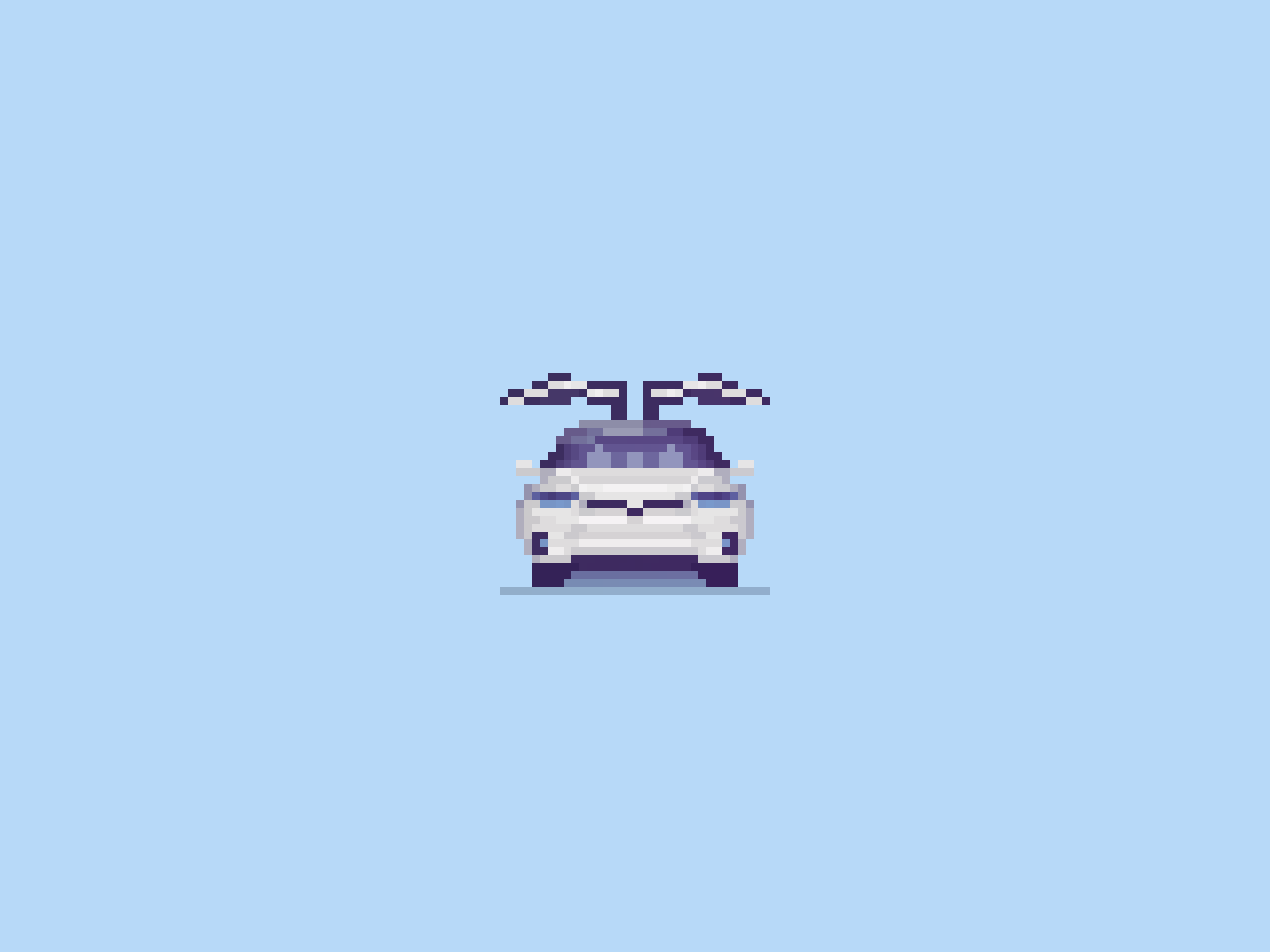 Tesla (Model X) [Pixel Art] animated animation electric car elon musk ev flashing gif model x pixel pixel art pixelart tesla