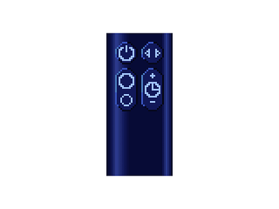 Remote (Dyson) [Pixel Art] buttons dyson pixel pixel art pixelart remote