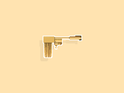The Golden Gun (Goldeneye 007) [Pixel Art]