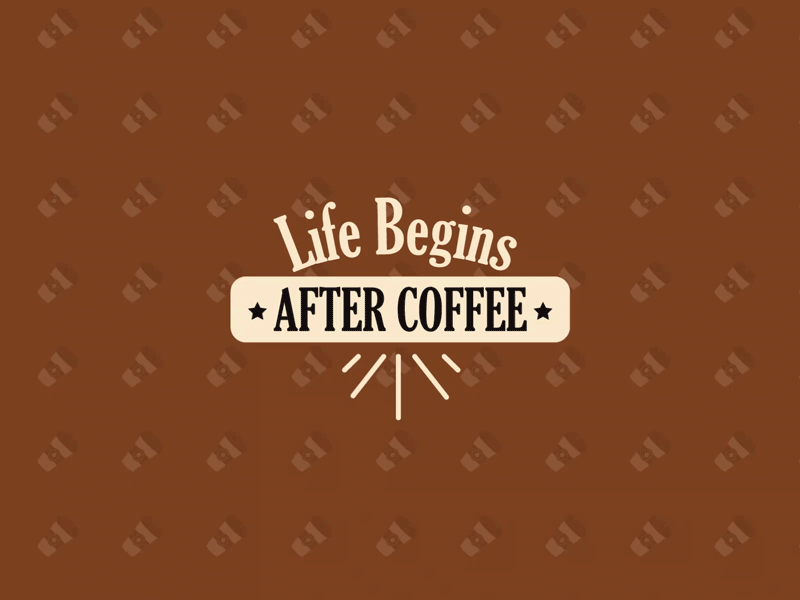 International day of Coffee! adobe after effects after effects motion graphics animation cafe coffee dany or day design flat gif illustration illustrator international international day of coffee life life begins after coffee of pattern vector