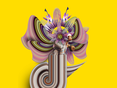 Dance with the chalice in your hand art collage collageart dance diego robles flower graphicdesign gt guatemala icarosdie illustration loveistheanswer photoshop psychedelic psychedelicart yellow