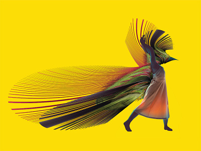 Tripping Dancing witch 💃 🧝🏽‍♀️ 3d abstract branding collage dance design graphicdesign gt guatemala icarosdie illustration loveistheanswer photoshop psychedelic surrealism witch yellow