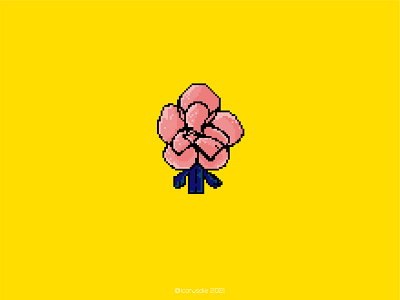 looking for our place now!... character design cryptoart flower graphic design gt guatemala icarosdie nft pixel pixelart yellow