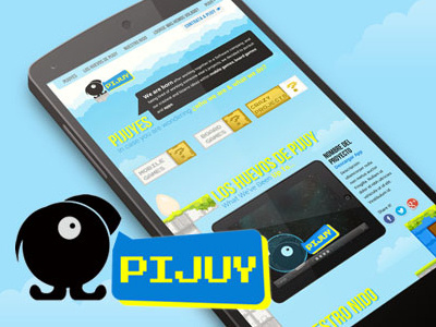 Pijuy Web Page design icarusdie photoshop pijuy ui ux web