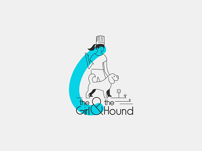 The Girl & the Hound Logotype branding branding agency branding concept branding design design guatemala icarusdie logo logo a day logotype photoshop typography vector
