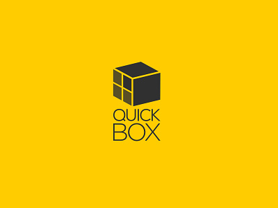 Quick box logotype art brand aid brand assets branding agency branding design design guatemala icarusdie logo logo a day logotype photoshop typography vector