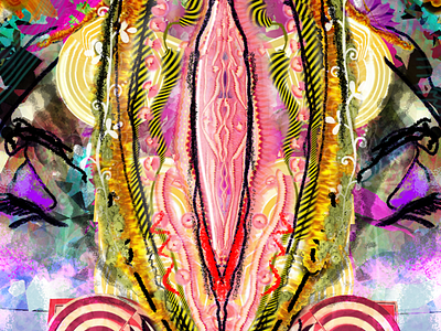May 8. Equality and Orgasms for them. art design guatemala illustration international woman day psychedelic psychedelic art trip vagina woman