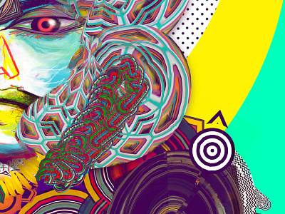 unknown portal 5/5. Just Maybe...? ⁠ art design dmt gt guatemala icarusdie illustration lsd photoshop procreate psychedelic vector