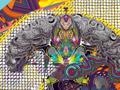7/11 Potential 🧠⁠ art design gt guatemala icarusdie illustration lsd photoshop psychedelic vector