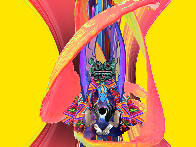 Maya 3d art deisgn design graphic design graphicdesign gt guatemala icarosdie icarusdie illustration inspiration maya photoshop psychedelic tipico vector yellow