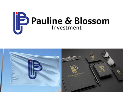 Pauline and blossom logo design brand identity brand mark branding creative logo design graphic design icon illustration logo logo designer logo designs logo inspiration nigerian illustrator simple logo