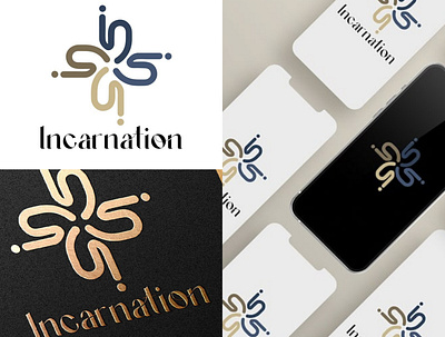 Incarnation logo design for a jewelry brand brand brand identity brand mark branding design graphic design jewelry logo logo logo designs monogram