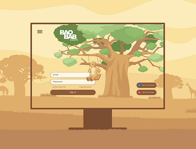 baobab 3 animation illustration ui vector web