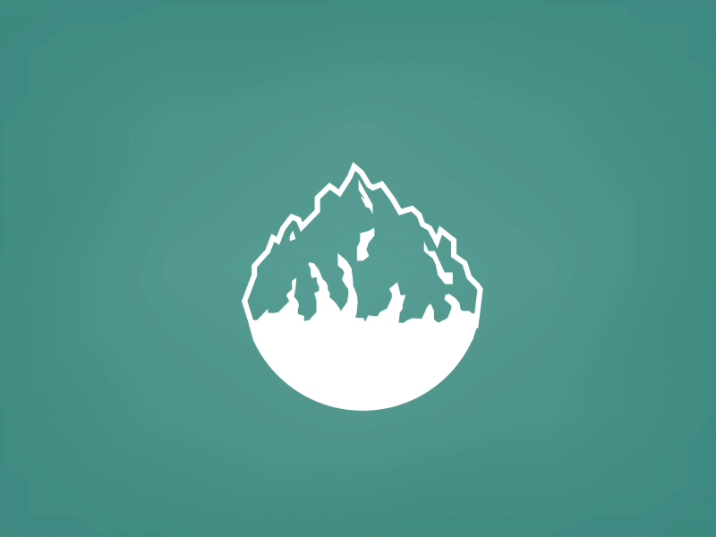 Mtn. cloud doodle gif moutain mtn vector weekend