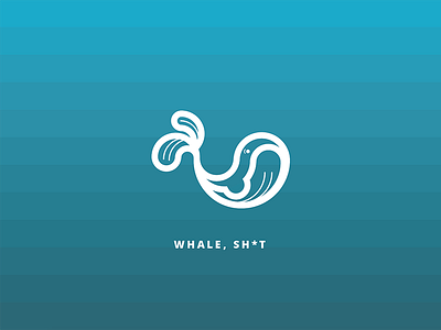Whale blue color distracted icon lol vector whale