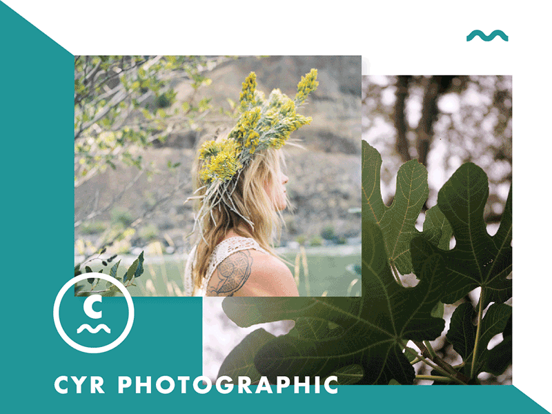 Cyr Photographic branding futura gif identity logo photography sidehustle trend yay