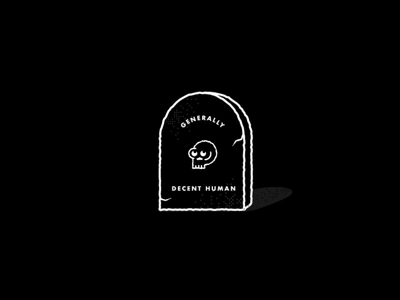 RIP Decent black decent eyes gif grave rip skull tombstone vector white