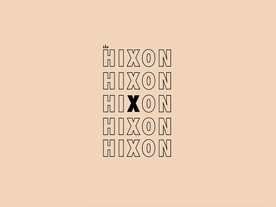 Hxn apartments branding first love hixon identity logo repeat the thin lines wip x
