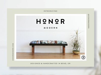 Honor Modern Pt 2 clean design furniture furniture design honor layout layout design modern print ad white