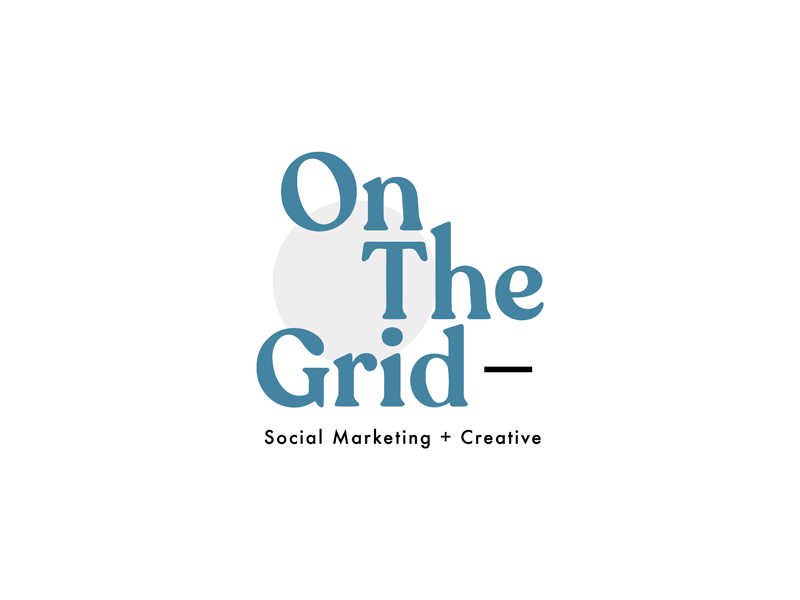 On The Grid americana blob brand identity branding color design flag logo on the grid serif topo