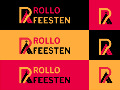 Rollo Fessten Logo festival festival logo logo minimalist simple simple logo vector village