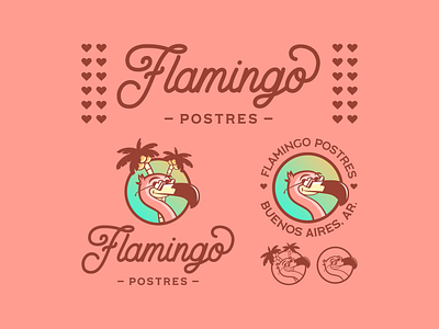 Logos e Insignias Flamingo app art branding design logo ui ux vector