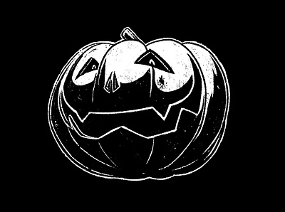 JACK. black and white bw carving halloween illustration jack o lantern october pumpkin sketch
