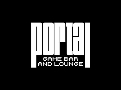 Portal - Game Bar And Lounge bar games logo lounge video games