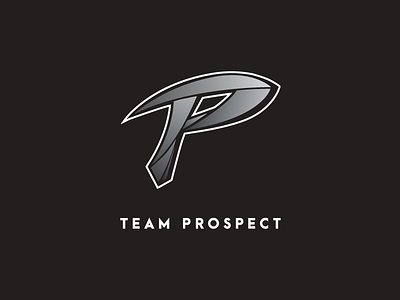 TEAM PROSPECT american football athletic branding football greyscale logo training