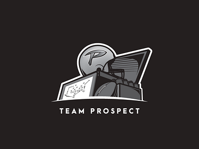 TEAM PROSPECT american football athletics branding football greyscale illustration logo sports