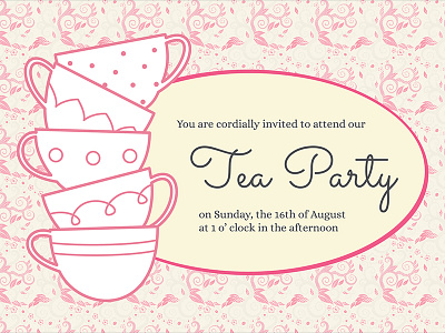 Tea Party Invitation