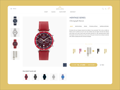Product Specifications Page UI branding clock design details nepal product detail product page sell specifications ui ux watch watches website wtraps