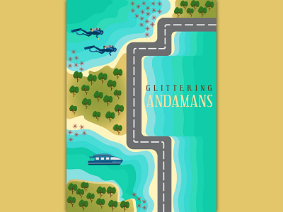 Incredible India - Andaman and Nicobar Islands andamannicobar illustration india islands series