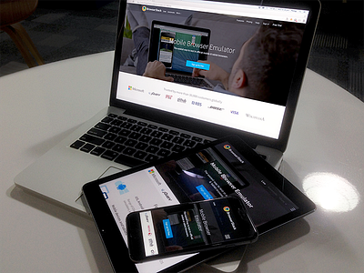 Landing Page - Responsive browserstack ipad iphone landing page mobile responsive tablet ui ux website