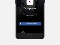 Shopasm Login Interaction