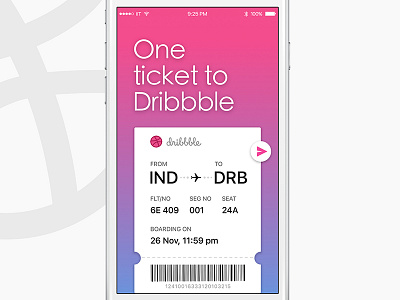  One Dribbble Invite Up for Grab!!