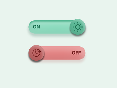 On/Off button daily ui ui