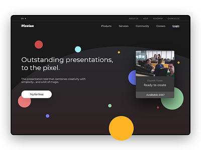 Presentation Tool Webdesign