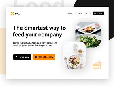 Food-Landing Page design