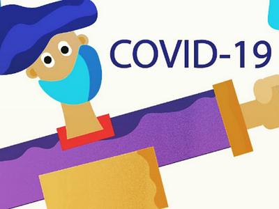 Covid-19 flat illustration illustrator design coronavirus