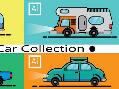 flat car collection design adobe illustrator artwork car flat design car illustration flat design illustration illustrator