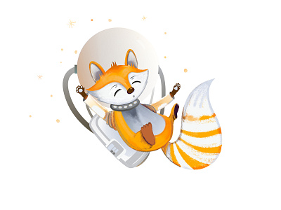 Fox illustration for 404 page