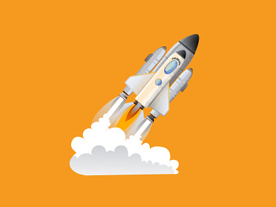 The rocket affinity designer design drawing faster graphic design illustration illustrator ipad pro product design time ui vector