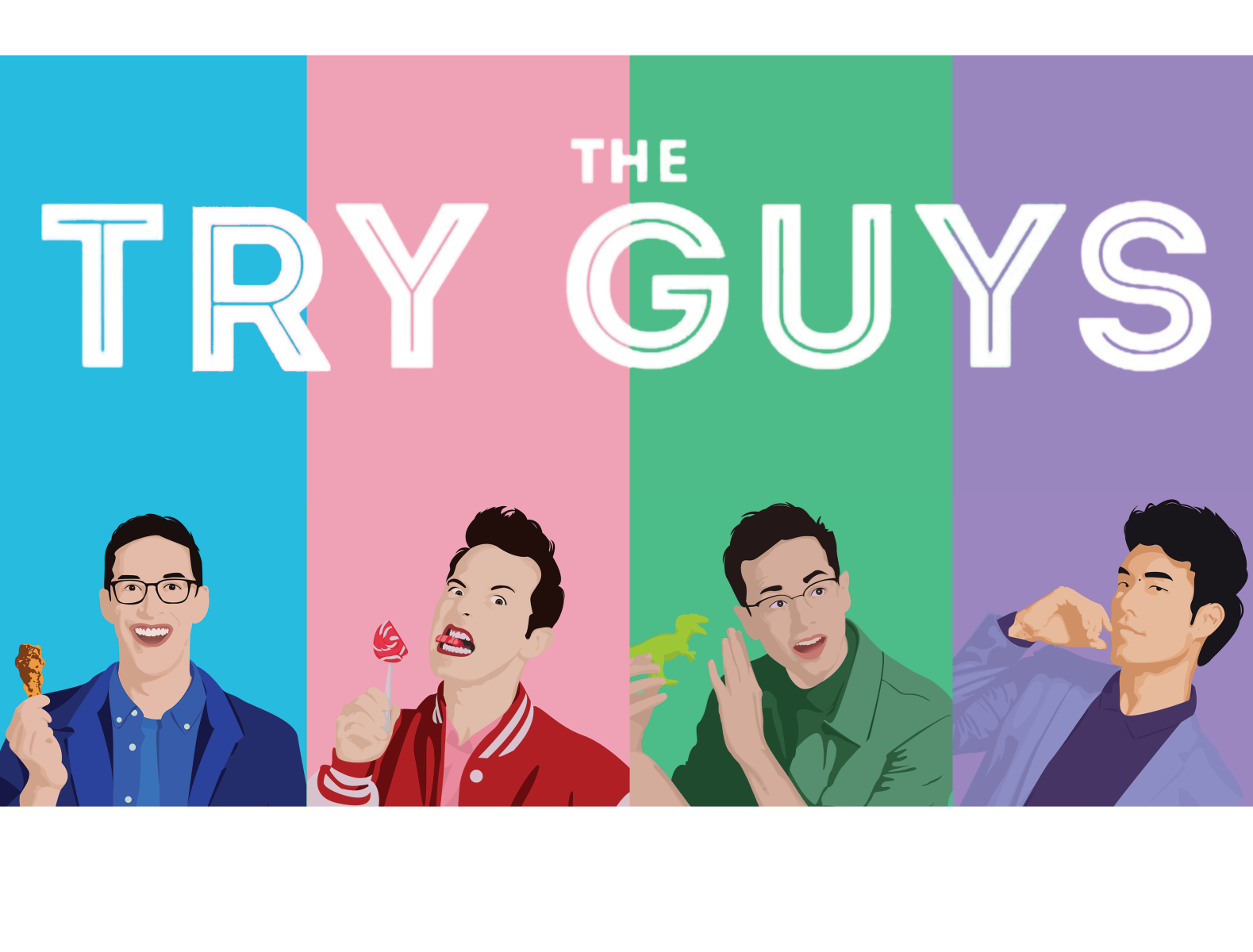 The Try Guys by ja.vector on Dribbble