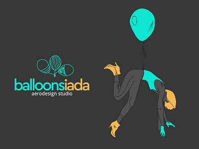 fly up art balloons balloons flight balloons flying balloons logo design drawing balloons drawing girl flew in sky flying girl girl takes off illustration logotype sketch balloons sketch character sketch flight tied to balloons vector balloons weightlessness