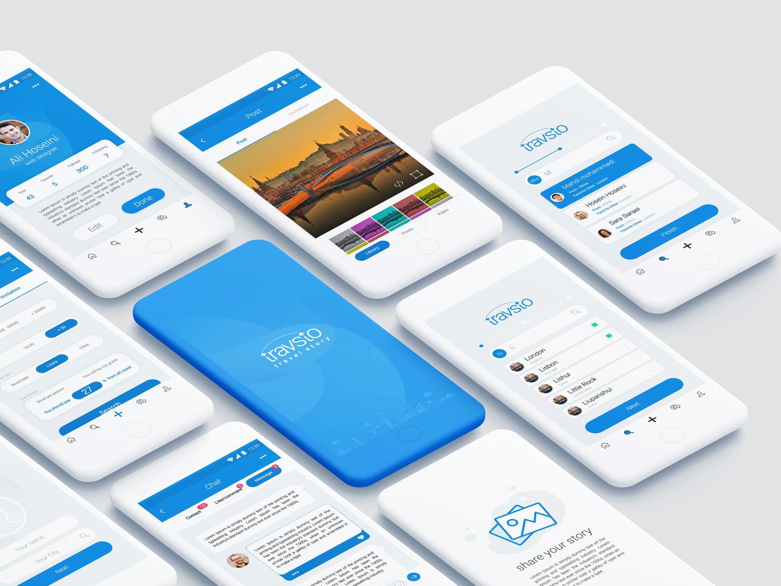 UI Concept by Mohammad Reza Navaei on Dribbble