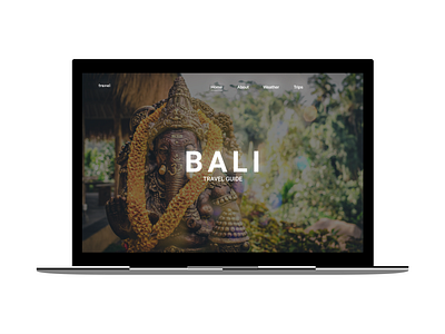 UI daily #6 ( First Screen ) Web Site Bali travel tour bali tour web web design webdesign website websites