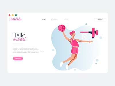 Basket ball dribbble