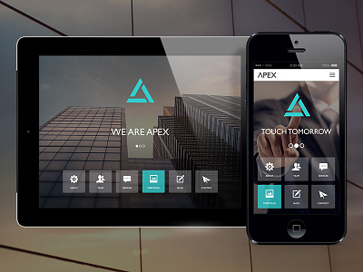 Apex WordPress Theme design flat interactive mobile psd responsive theme ui wordpress